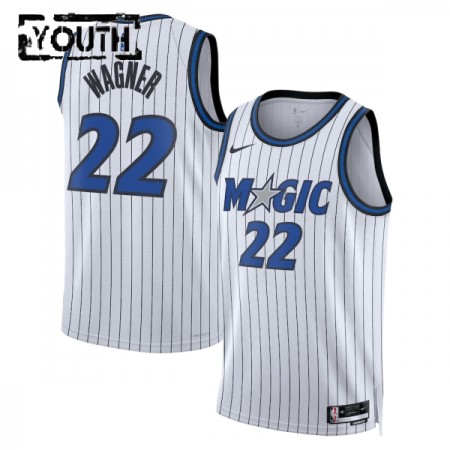 Dres Orlando Magic Franz Wagner Nike 2025-26 Association Edition Bijela Swingman - Dječji